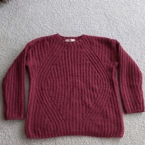 Pink Rose Crew Neck Sweater